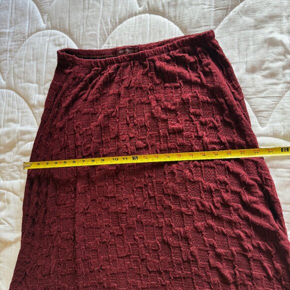Cut Loose Sweater Set – Top & Skirt – Burgundy, Size Large NWOT - Picture 15 of 16